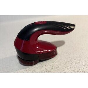 Rowenta JA1012 Electric Fabric Shaver Red Black Efficient Adjustable Guard